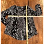 Torrid Euc  floral long sleeve blouse with tie neck size 00 Photo 3