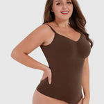 Revenge X Body Thong Body Suit Shaper Size Large Mocha Brown Photo 0