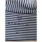 Renwick Womens XL Navy Blue Striped 3/4 Sleeve Collar Golf Top Country Club Pick Photo 1