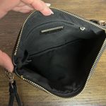 MMS Black and Gold Laser Cut Zip Close Wristlet Clutch Bag Photo 6