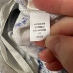 Chico's Chico’s Paisley Printed Lace-Trim Pullover in white and blue US size 16 Photo 11