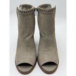 Vince Camuto NEW  Womens 8.5 Suede Block Heel Ankle Boots Grey Western Chic Shoes Photo 13