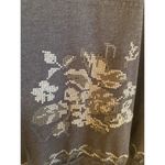 Monoreno  Gray Embroidered Poncho Top Sz.S Photo 4
