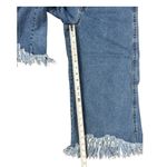 ZARA Size 4 Trafaluc Denimwear Frayed Hem Loose Wide Leg High Rise Jeans Womens Photo 6