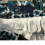 Gap  Flouncy Floral Mini Skirt Size Small Blue Fall Lined Short Casual Weekend Photo 2