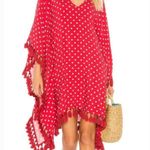 Tularosa  Delilah Kimono in Red Dot Small Photo 0