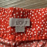 Loft Florence Burnt Orange Polka Dot Skirt S Photo 2