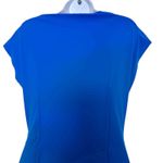 Chiara Boni La Petite Cobalt Gathered Cowl Neck Dress cocktail party Size 48 Blue Photo 9