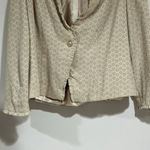 Woman’s Dress Barn 2x Soft Beige Faux Suede Lined Blazer One Button Tan Size XXL Photo 1