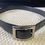 NY & Co. Women's Black Leather Silver Buckle Belt Size S SKU 2551 Photo 0