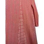 Stine Goya Leila Plaid Midi Maxi Dress Sz. S Orange Photo 3