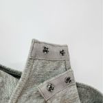 Something Navy 🆕 NWT  Bodysuit Grey Light Heather Top Sleeveless Button Back XL Photo 13