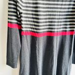 Eliza J  Knit sweater Dress Striped Colorblock Size Large Photo 4