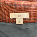 J.Jill  Mendocino Plaid Auburn Blazer Jacket Q3 Photo 2