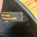 STONE MOUNTAIN Black Leather Crossbody Minimalist Purse Photo 7