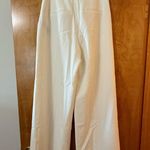 Milly Monroe Cady Pants Ecru Waist Tie Detail Lined Revolve NWT Size 0 MSRP $325 Photo 4
