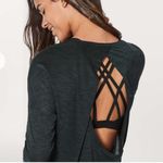 Lululemon Green Get Set Long Sleeve Photo 2