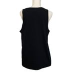 American Apparel NWOT Solid Black Crewneck Sleeveless Tank Top Mini Dress New Photo 1