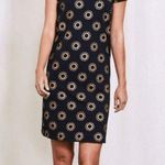 Boden USA Boden Women’s Navy Blue Gold Sunburst Coralie Cotton T-shirt Dress Size 6R Photo 0