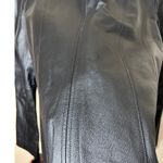 East 5th Vintage Black Genuine Leather Zipper Front Jacket Women's Medium Photo 14