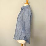 Valentina’s NWT NEW VLTs By Linen Chambray Light Blue Button Down Shirt Photo 6