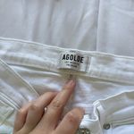 AGOLDE  Jeans Womens 27 White High Rise Skinny Light Wash Distressed Boho City Photo 4