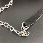 Mango MNG Shimmery Gold Black Envelope Tassel Convertible Clutch Photo 10