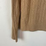 J.Crew Cable Knit Turtleneck Sweater M Merino Wool Angora Rabbit Hair Cashmere Photo 5