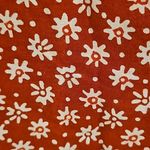 Natalie Martin 💕💕 Long Sleeve Tassel Top ~ Rust Floral Print Large Photo 8