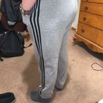 Adidas Grey Three Stripe Sweats  Photo 1