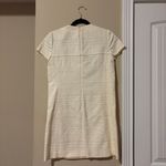 Milly  Ivory Button-Accent Mini Dress Photo 6