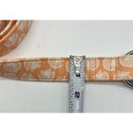 Vineyard Vines Ribbon Belt Women Half Shell Guava Size Small D-Ring Adjustable Photo 2