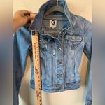 G by Guess  distressed denim jacket size XS‎ Photo 2