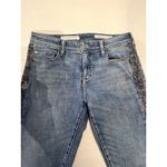 Pilcro and the Letterpress Pilcro Woman’s Slim Boyfriend‎ Side Stripe Jeans Size 29 Animal Print Denim Photo 1