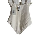 Dippin’ Daisy’s Bliss White Lattice Plunge One Piece Swimsuit Size XS Photo 7