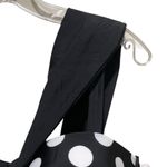 Adore Me Baylie Polka Dot Bikini Top Black and White Plus Size 1X Photo 4