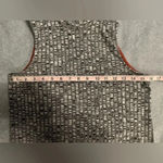 THML  turtleneck sleeveless gray orange top size M Photo 3