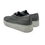 Eileen Fisher Prop Platform Sneakers Low Top Metallic Silver Gunmetal Size US 8 Photo 7