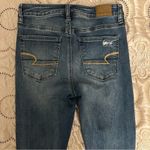 American Eagle Super Hi-Rise Jegging Distressed Photo 4