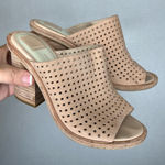 Dolce Vita | Heels Size 6.5 Tan Mules‎ with Perforated Design Photo 0