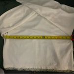 ZARA  Trafaluc Ivory Fringe Sweatshirt Top S Costal Cowgirl Western Festival Photo 5