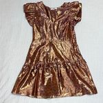 Love Shack Fancy Zoya Metallic Floral Dress – Size 6 Photo 3