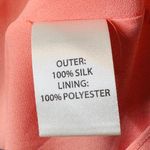 Saloni Orange Tilly Silk Ruffle Floral Sleeveless Dress Size 0 Photo 11