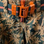 Rare Authier Orange Palm Print Ski Pants Size Large. Photo 3