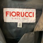 Fiorucci  Dark Grey Biker Jacket Cropped Rain Coat Lightweight size IT40 or 6 Photo 2