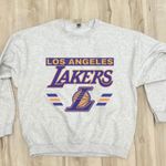 New / Lakers Sweatshirt / custom Gray Size L Photo 3