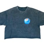 Brandy Melville Natives of the Gold Coast Acid Wash Cropped Retro T Shirt π₯ Photo 0