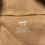 Aerie Beige Ribbed Midi Skirt, Small Photo 4