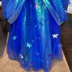Gorgeous Fairy Tale Cinderella Dress with Butterflies Size 14 NWT Blue Photo 2