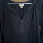 Loft Ann Taylor  Long Sleeve Lightweight Cute Subtle Beading. Beautiful! SP Photo 12